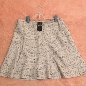 Hollister Skirt- Black/White/Grey Midi